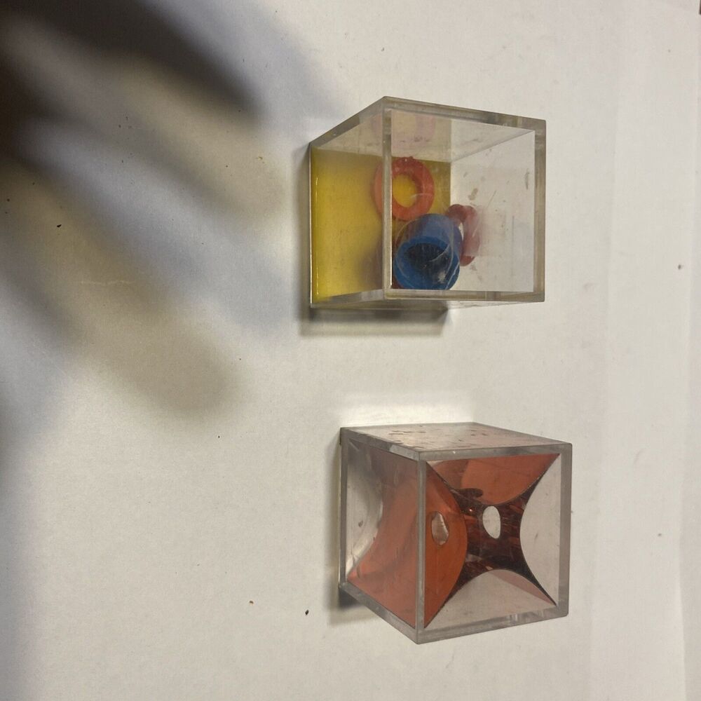 Set Of 2 Mini Vintage Brain Teasers